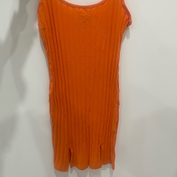 Orange Slit Dress - Picture 1 of 1
